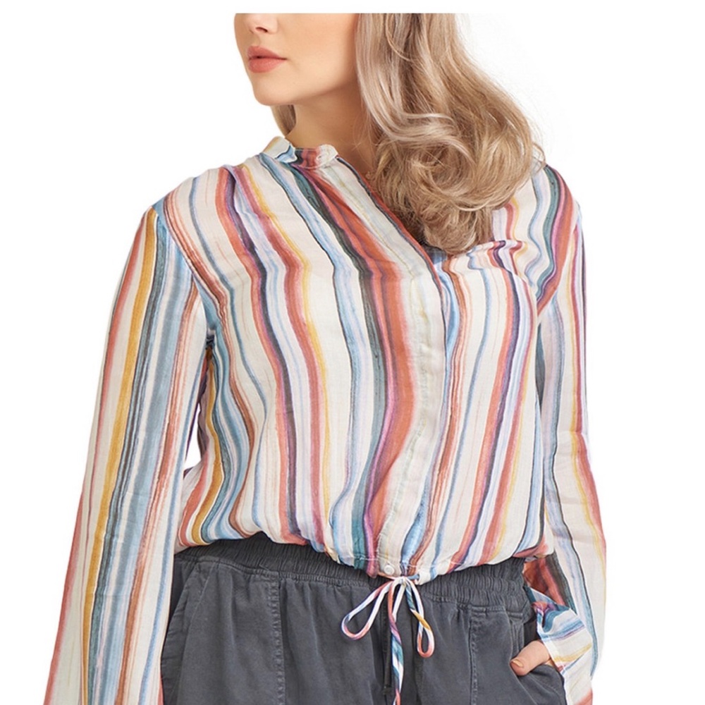 🍂Colorful Striped Women's Top